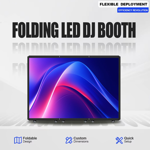 Table de bar DJ pliable avec écran LED P2.5 pour festivals de musique électronique, boîtes de nuit - Product Image 4