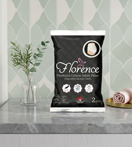 Pantalones Sanitarios Florence 2 48P, suaves y transpirables para uso diario con protección contra fugas, te mantienen frescos, secos y seguros durante todo el día. - Product Image 1