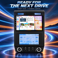 Écran tactile de navigation Mirrorlink 9 pouces avec cartes en ligne, module DVR, radio double zone Octacore, lecteur DVD pour Ford F150