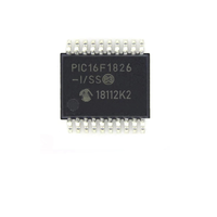 HDYu(100% Asli & Baru) PIC16F1826-I/SS IC MCU 8BIT 3.5KB FLASH 20SSOP Komponen Elektronik PIC16F1826-I/SS