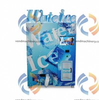 Distributeur automatique de glace et d'eau de 450 kg avec écran LCD de 21,5 pouces et filtration RO automatique pour le Mexique