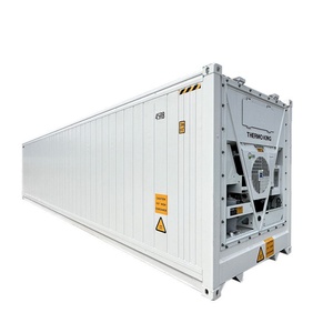 Conteneur frigorifique de 40 pieds avec ouverture latérale, 1 porte, 12 m de longueur, équipement Thermo King, avec trappe d'évacuation et rideau en PVC - Product Image 2