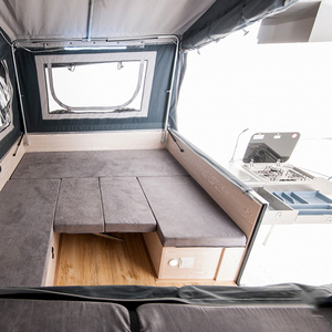 Vente à chaud de remorque de voyage solaire européenne de luxe tout-terrain petite maison RV pour <span class=keywords><strong>camping</strong></span> avec suspension indépendante - Product Image 3