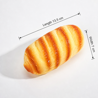 Jouet Squishy en forme de pain – Matériau PU à remontée lente, unisexe, anti-stress, à presser et à restaurer, cadeau décoratif pour tous les âges