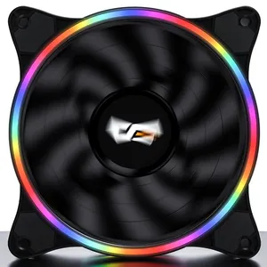 DarkFlash D1 Quiet Computer LED RGB Case Fan With Controller For Gaming PC Computer