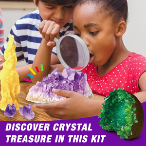 Kit de Ciencia Geológica de Lujo: Cristales Sorpresa para Abrir, Rompe tus Propias Geodas, Regalo Certificado <span class=keywords><strong>ASTEM</strong></span> - Product Image 6