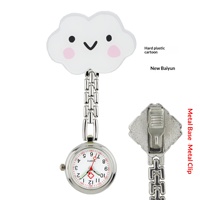 Montre de poche unisexe à mouvement à quartz, motif personnage de dessin animé mignon, pour infirmière, médecin, étudiant, idéale pour les examens