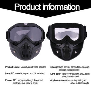 Wholesale Dustproof Motocross <b>Glasses</b> <b>Adjustable</b> Motorcycle Breathable Full Face Protective Motorbike Dirt Bike - Product Image 6