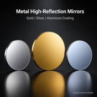 Miroir à haute réflexion plaqué or IR 0,7-10,6 µm Réflectivité >95% Quartz saphir K9 pour imagerie thermique laser CO2