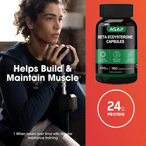 OEM Etiqueta Privada 500mg beta ecdisterona polvo suplemento 95% 98% beta ecdisterona cápsulas - Product Image 2