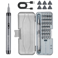 Jeu de tournevis de précision électrique professionnel 46 en 1, type C, rechargeable, outil de réparation pour téléphone, ordinateur portable, appareil photo