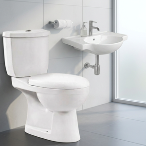 Ensemble de sanitaires de salle de bain en gros : WC suspendu et lavabo mural deux pièces - Product Image 6