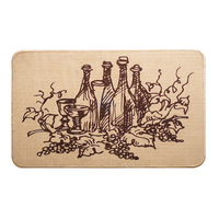 Tapis d'entrée en caoutchouc - Tapis de sol durable antidérapant à motif de piste de course