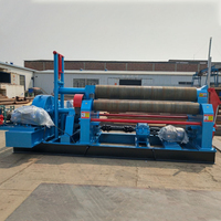 Machine de calandrage à rouleaux hydraulique automatique avec formage des extrémités pour le pliage de tôles en aluminium et en acier inoxydable