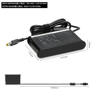 Зарядное устройство переменного тока 20 В 6.75A 135 Вт USB Pin Gen 2 зарядное устройство для ноутбука PD зарядное устройство для ноутбука адаптер переменного тока для ThinkPad T440p T540p T570 W540 - Product Image 6