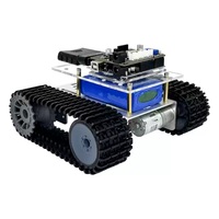 Chasis de Tanque con Orugas WD-T10P UNO R3, Coche Robótico Inteligente con Bluetooth, Kit Programable de Código Abierto para Arduino STEM