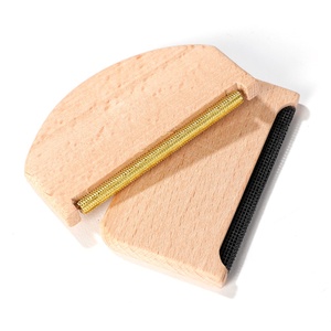 Groothandel Custom Logo Draagbare Wollen Pilling Trui Kam Eco Vriendelijke Houten Wollen Kam - Product Image 6