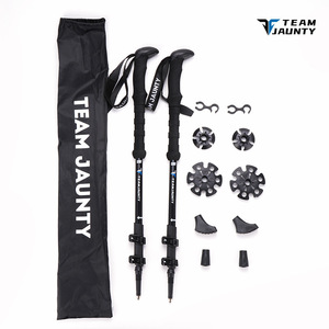 Bastones de Trekking Team Jaunty de 63-135 cm, Aleación de Aluminio, Bloqueo Externo, Bastones de Senderismo para Caminatas al Aire Libre - Product Image 5