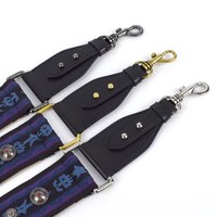 Sangle de guitare Deepeel personnalisée en polyester jacquard style bohème, portable, 50 mm, réglable, pour sac bandoulière