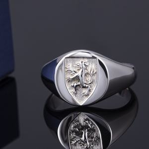 Anillo de Plata de Ley 925 con Diseño Solitario, Joyería de Moda MS-465 - Product Image 4