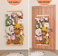 Hamac de rangement en bois pour jouets suspendus, gain de place, pour animaux en peluche, organisateur de jouets en peluche pour la chambre des enfants, vente chaude
