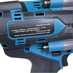 <span class=keywords><strong>Clé</strong></span> à Chocs sans Fil Brosses Puissante 1/2" à Couple Élevé 1000 N.m, pour Réparation de Pneus de Voiture - Product Image 4