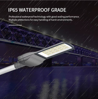 Lampadaire LED extérieur 200W IP65 à haut rendement lumineux, étanche, en aluminium, à économie d'énergie AC, à faisceau large, pour parking et routes
