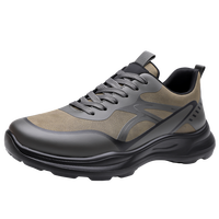 Chaussures de randonnée urbaines légères pour hommes, chaussures de trekking décontractées pour voyages en plein air, baskets de course en cuir