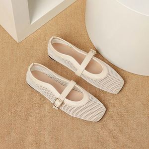 Zapatos de Hada Primavera/Verano 2026 Nuevo Diseño - Zapatos de Malla con Cordones Estilo Chino y Lazos - Product Image 3