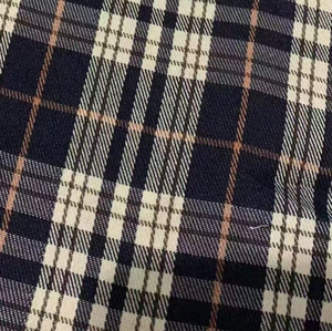 Tessuto Spigato in Twill Tinto in Filo 98% Poliestere 2% Spandex Traspirante Anti-Pilling Peso Medio per Abiti Camicie Abbigliamento - Product Image 1