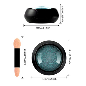 ผงโครเมี่ยมสีพื้น 20 สี แบบสี่เหลี่ยม ให้เอฟเฟกต์กระจกเงา เม็ดสีกลิตเตอร์วิบวับ สำหรับตกแต่งเล็บอะคริลิคสุดหรู ทำเองได้ - Product Image 5