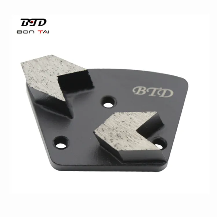 Metal bond concrete trapezoid diamond grinding shoe for floor grinder