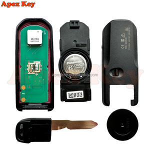 กุญแจรถจักรยานยนต์หลังการขาย XMAX300 NVX155 nvx aerox jauns qbix ชิป ID49 TMAX560 TMAX530 433/315MHz วัสดุ ABS อัจฉริยะ - Product Image 3