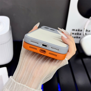 เคสแม่เหล็กแบบตาข่ายระบายความร้อนสำหรับ iPhone 18 17 16 15 14 Plus 13 Pro Max  วัสดุ PC แข็ง ป้องกันแรงกระแทก - Product Image 5