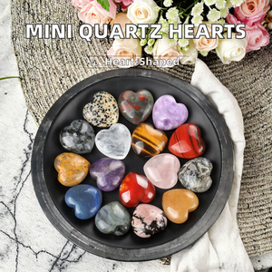 Cristal de Cuarzo Natural Wise Crystal de 3 cm, Mini Cristal de Corazón, Piedras de Chakra, Ecológicas, Pulimentadas, con Tema de Amor, Gema Curativa - Product Image 2
