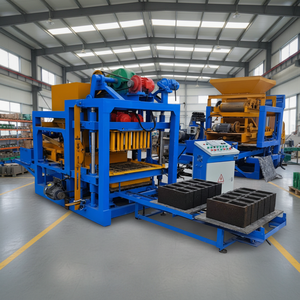 Gagnez de l'argent à domicile : Idées d'affaires à petit investissement et gros profit – Machine automatique de fabrication de blocs de pavés creux QT4-25 à longue durée de vie - Product Image 2