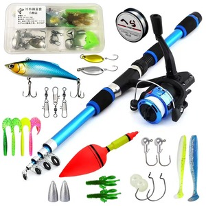 Carbon Fiber Telescopic Pole Combo with <strong>Reel</strong> Spinning Lure <strong>Hooks</strong> Freshwater Fishing Gear Set for Carp Foam Material - Product Image 2