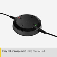 Jabra Evolve 20 MS Stéréo Kit Casque USB à Réduction de Bruit Supra-auriculaire pour Conférences Téléphoniques