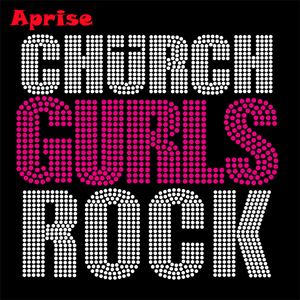 Diseño personalizado termoadhesivo de diamantes de imitación Church Gurls Rock - Product Image 2