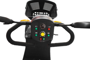 สกู๊ตเตอร์พับได้คุณภาพสูง ปรับได้ 24V400W โครงอะลูมิเนียม แบตเตอรี่ลิเธียม 38AH ระยะทาง 25 กม. สำหรับผู้พิการ ได้รับการรับรองมาตรฐาน CE รุ่น QD-ETM3 Fat - Product Image 6