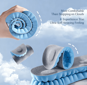 Solette Unisex HY Brand con Tecnologia 4D Cloud in Materiale PU, Super Morbide e Confortevoli, Protezione del Piede, Forma a U, Schiuma <span class=keywords><strong>Memory</strong></span> per Sport, 2 Pezzi - Product Image 4