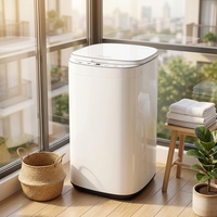 Mesin Cuci dan Pengering Otomatis Mini Portabel Desain Ultra-Kompak 3KG 110v/220v CB CE ERP Terlaris 2026