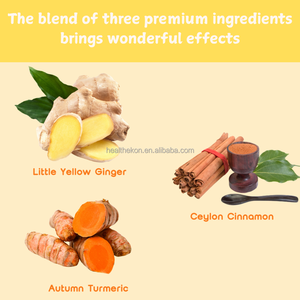 Té de Hierbas Secas <span class=keywords><strong>Ekon</strong></span> Natural Orgánico Sin GMO, Mezcla de Cúrcuma, Jengibre y Canela, Sin Cafeína, Sin Aditivos, En Bolsas Frescas - Product Image 5