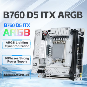 Placa Base para Juegos ERYING <span class=keywords><strong>ITX</strong></span> B760i, Compatible con LGA 1700 115x Intel, Doble Canal DDR5 RAM, SATA SSD, Compatible con ROHS - Product Image 2