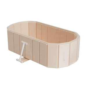 Bañera Plegable Rectangular para Adultos, Portátil, de Material Reforzado, Promueve la Circulación Corporal - Product Image 1