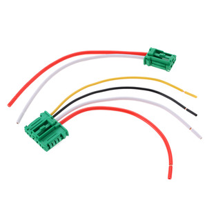 Moteur de ventilateur de climatisation, résistance et connecteur/fil pour Renault Clio Grandtour Citroën Peugeot 7701048390 7701207718 27150-ED70A - Product Image 5
