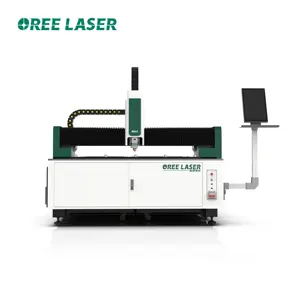 Oree Factory Supplies 1000W 2000W 3000W Cortador láser de fibra Máquina de corte láser de acero inoxidable