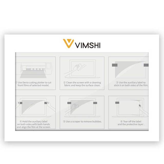 Vimshi 15.6 Inches Soft TPU Laptop Screen Protectors Flexible HD Anti-Shock Protector Hydrogel Film Flexible HD Protector