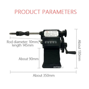 Machine à bobiner manuelle NZ-1, double usage, avec compteur de bobines, plage de comptage 0-9999 - Product Image 3
