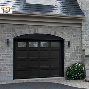 Gran oferta, puerta de <span class=keywords><strong>garaje</strong></span> seccional de nido de abeja sándwich de aluminio, elevador eléctrico, autobloqueo, antirrobo con ventana de perspectiva transparente - Product Image 2